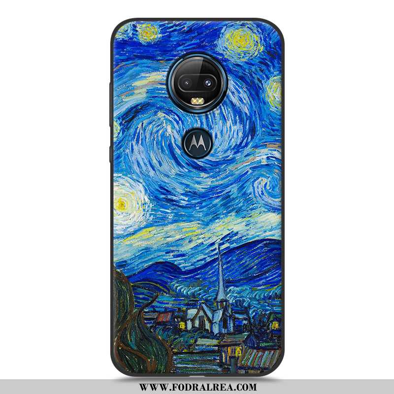 Fodral Moto G7 Plus Skydd Trend Mjuk, Skal Moto G7 Plus Mode Rosa