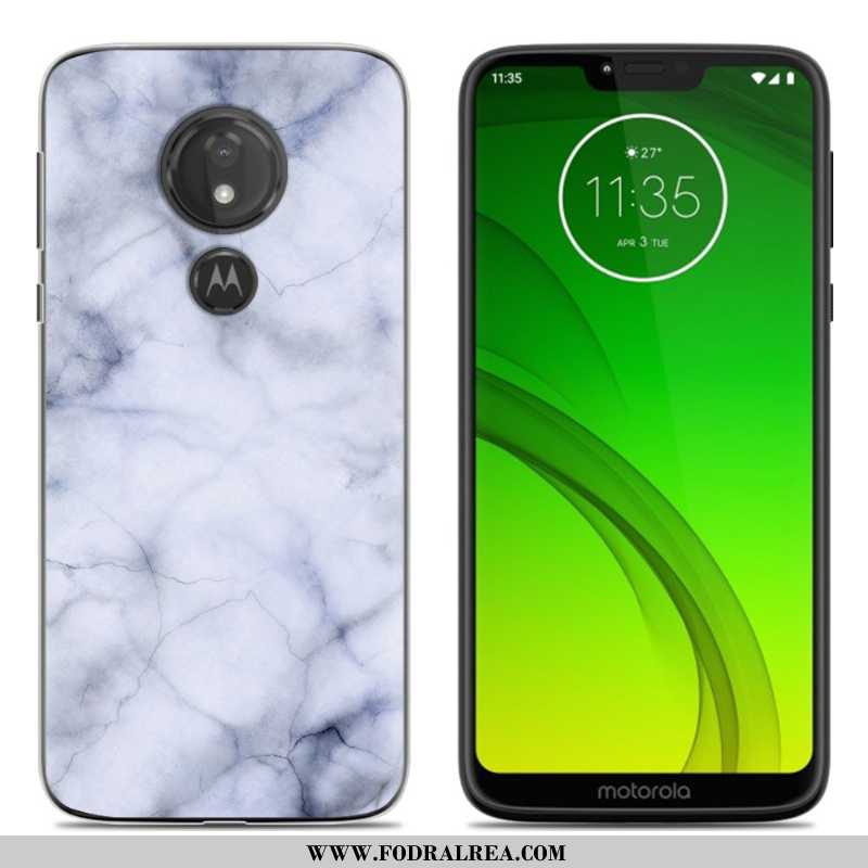 Fodral Moto G7 Power Mjuk All Inclusive Fodral, Skal Moto G7 Power Tecknat Purpur Lila