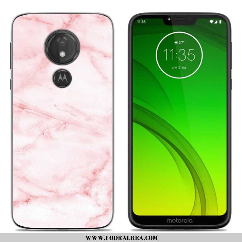 Fodral Moto G7 Power Mjuk All Inclusive Fodral, Skal Moto G7 Power Tecknat Purpur Lila