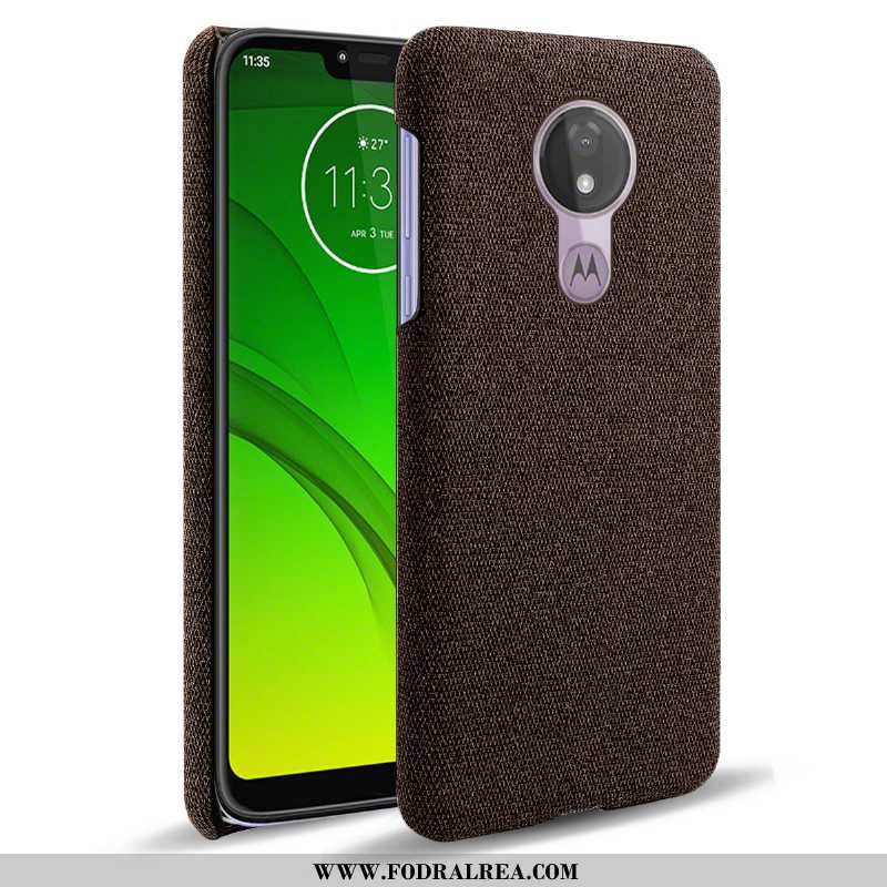 Fodral Moto G7 Power Mönster Mobil Telefon, Skal Moto G7 Power Skydd Glidskydds Grå