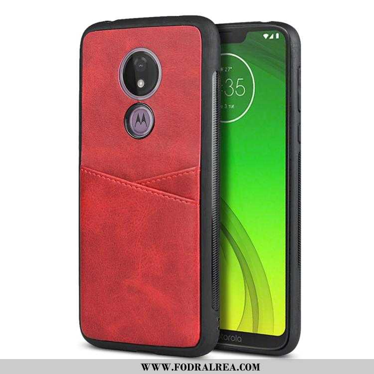 Fodral Moto G7 Power Skydd Skal Röd, Moto G7 Power Mjuk Silikon Röd