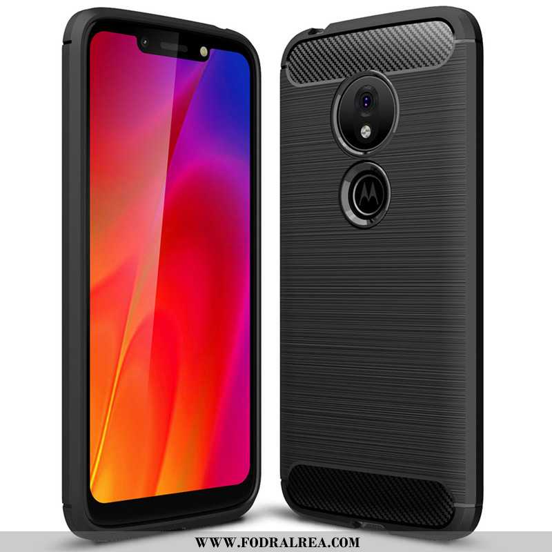 Fodral Moto G7 Power Trend Mobil Telefon Fodral, Skal Moto G7 Power Mjuk Silikon Svarta