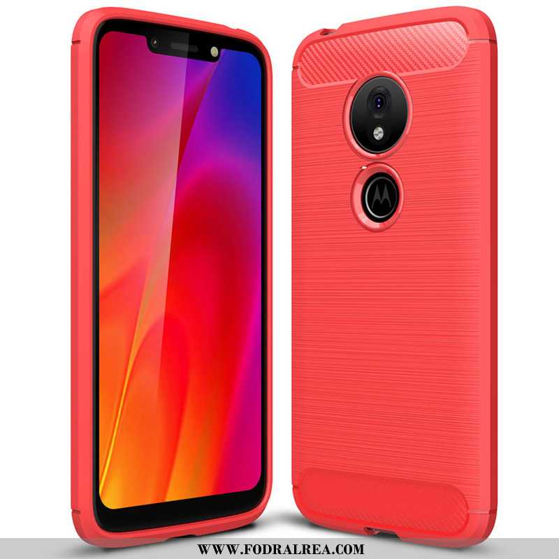 Fodral Moto G7 Power Trend Mobil Telefon Fodral, Skal Moto G7 Power Mjuk Silikon Svarta