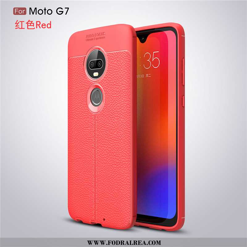 Fodral Moto G7 Silikon Fallskydd Mjuk, Skal Moto G7 Skydd Mobil Telefon Svarta