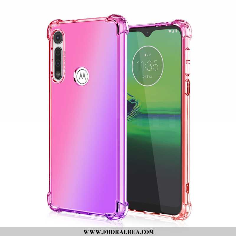 Fodral Moto G8 Power Lite Rosa Fallskydd Skal, Skal Moto G8 Power Lite Gradient Mobil Telefon