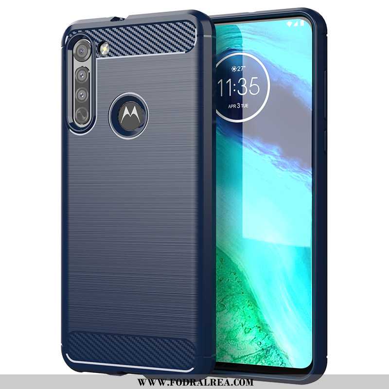 Fodral Moto G8 Power Lite Skydd Mobil Telefon Fodral, Skal Moto G8 Power Lite Silikon Röd