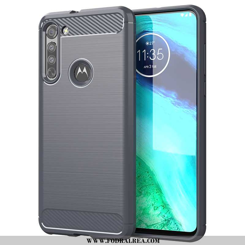 Fodral Moto G8 Power Lite Skydd Mobil Telefon Fodral, Skal Moto G8 Power Lite Silikon Röd