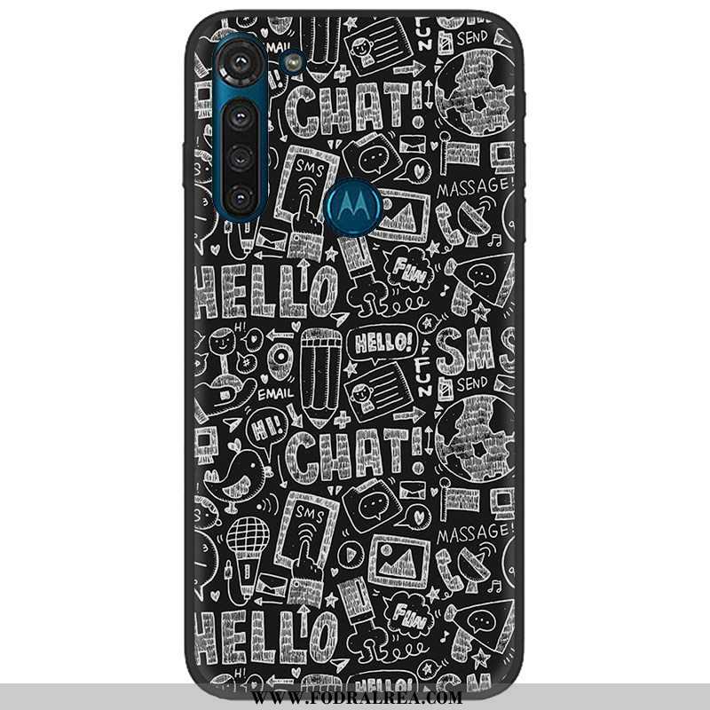 Fodral Moto G8 Power Trend Pu Fodral, Skal Moto G8 Power Mjuk Rosa