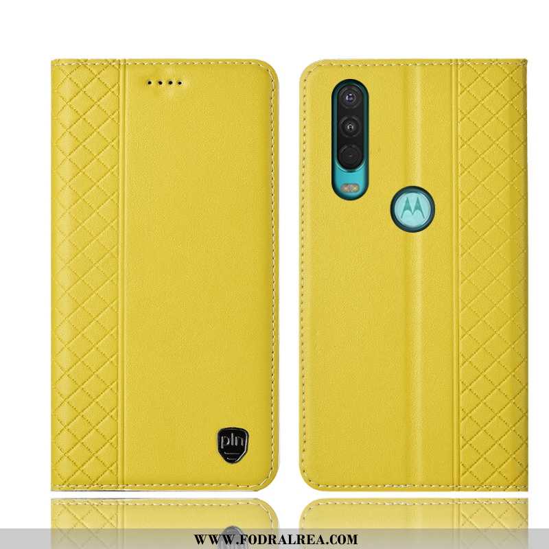 Fodral Motorola One Action Skydd Mobil Telefon Fallskydd, Skal Motorola One Action Läderfodral All I