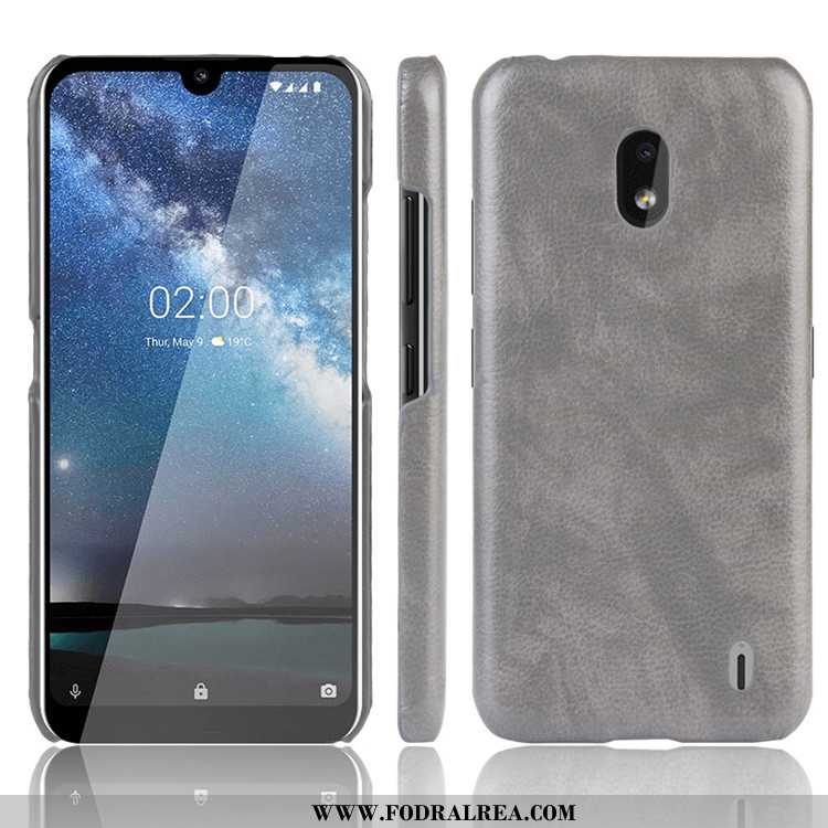 Fodral Nokia 2.2 Skydd Skal Svart, Nokia 2.2 Läderfodral Svarta