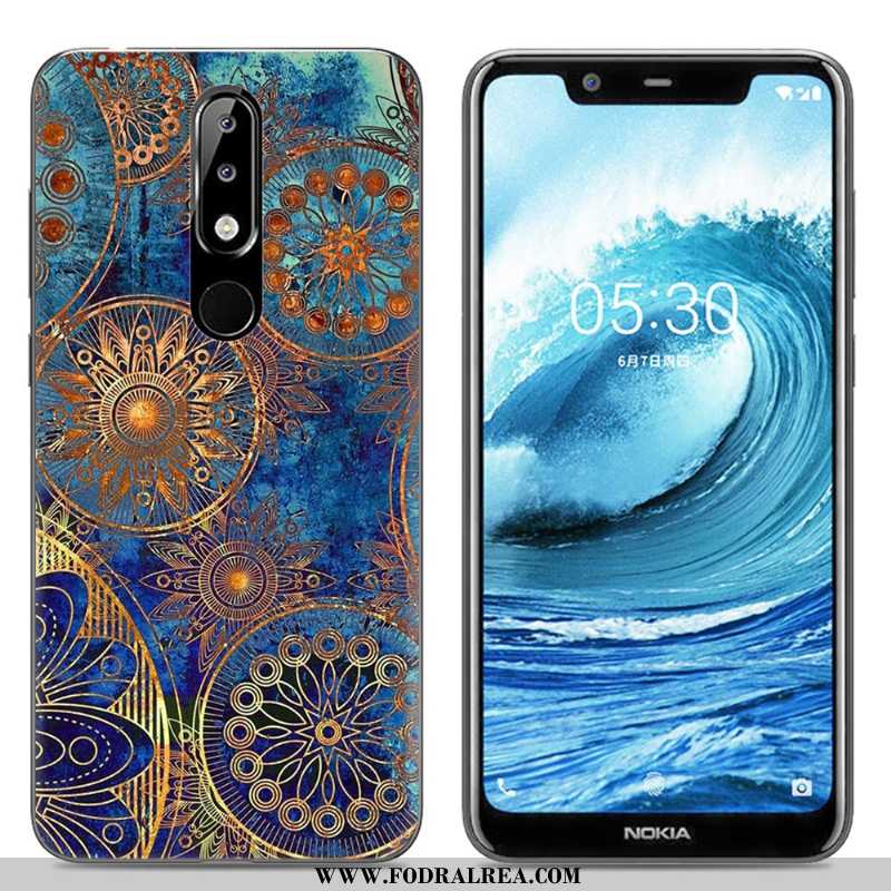 Fodral Nokia 5.1 Plus Kreativa Mobil Telefon, Skal Nokia 5.1 Plus Tecknat Målade Rosa