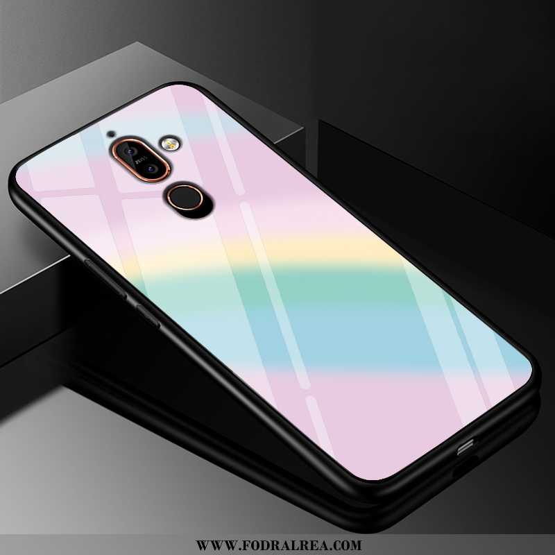 Fodral Nokia 7 Plus Mjuk Glas, Skal Nokia 7 Plus Silikon Färg