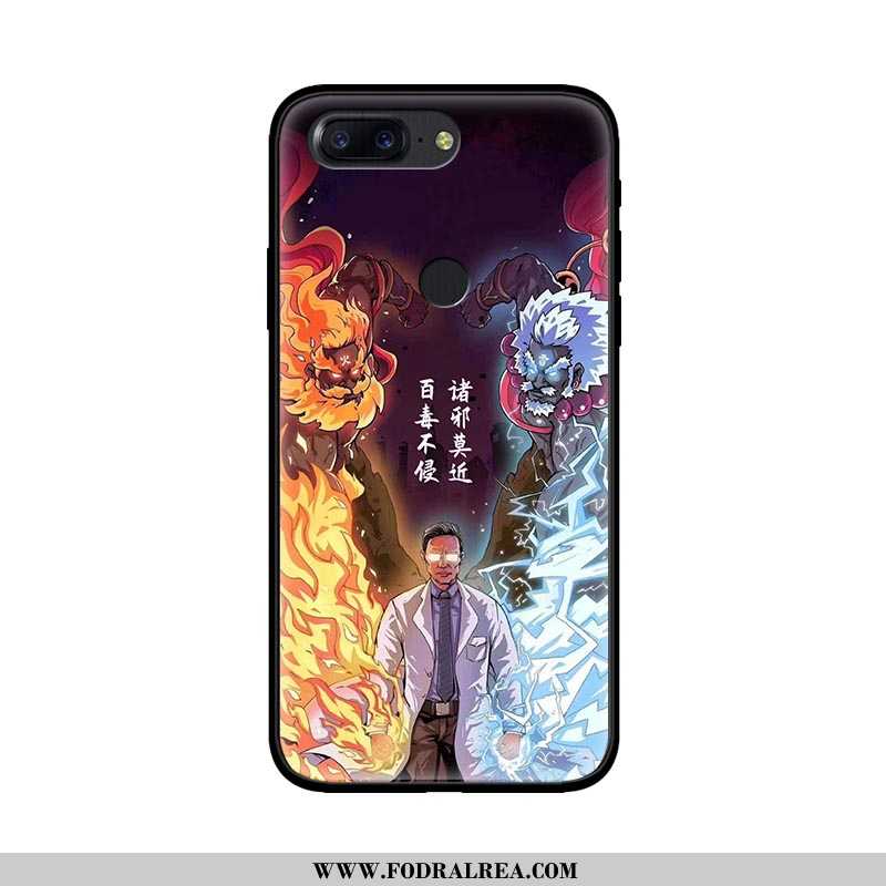 Fodral Oneplus 5t Kreativa Skydd Silikon, Skal Oneplus 5t Trend Mobil Telefon Gul