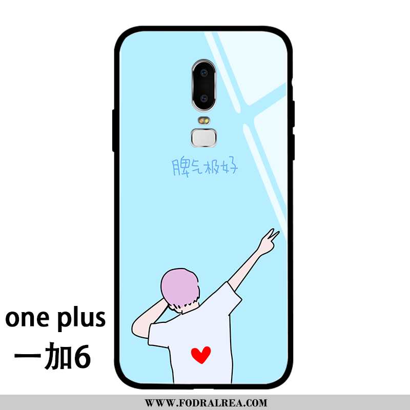 Fodral Oneplus 6 Kreativa Silikon Mjuk, Skal Oneplus 6 Trend Par Vita