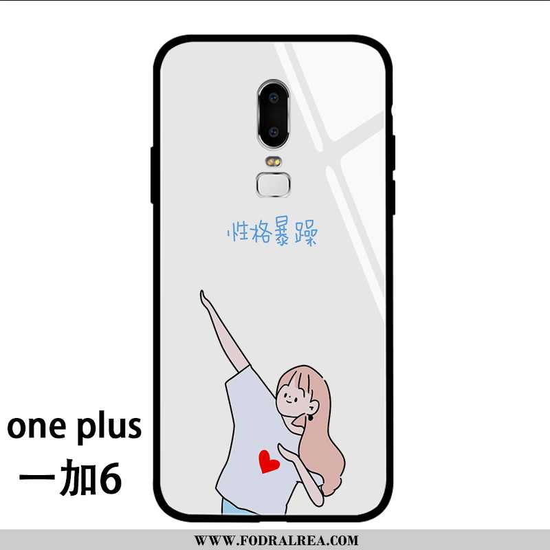 Fodral Oneplus 6 Kreativa Silikon Mjuk, Skal Oneplus 6 Trend Par Vita