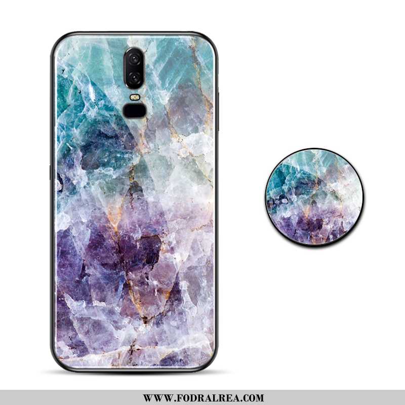 Fodral Oneplus 6 Personlighet All Inclusive Stor, Skal Oneplus 6 Kreativa Spegel Lila