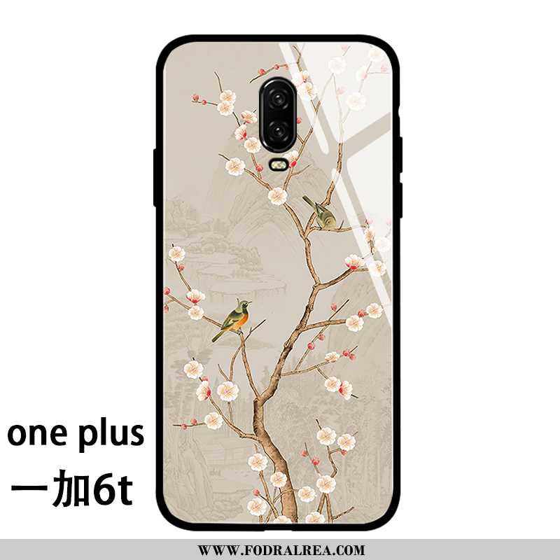 Fodral Oneplus 6t Kreativa Skydd Fodral, Skal Oneplus 6t Trend Beige