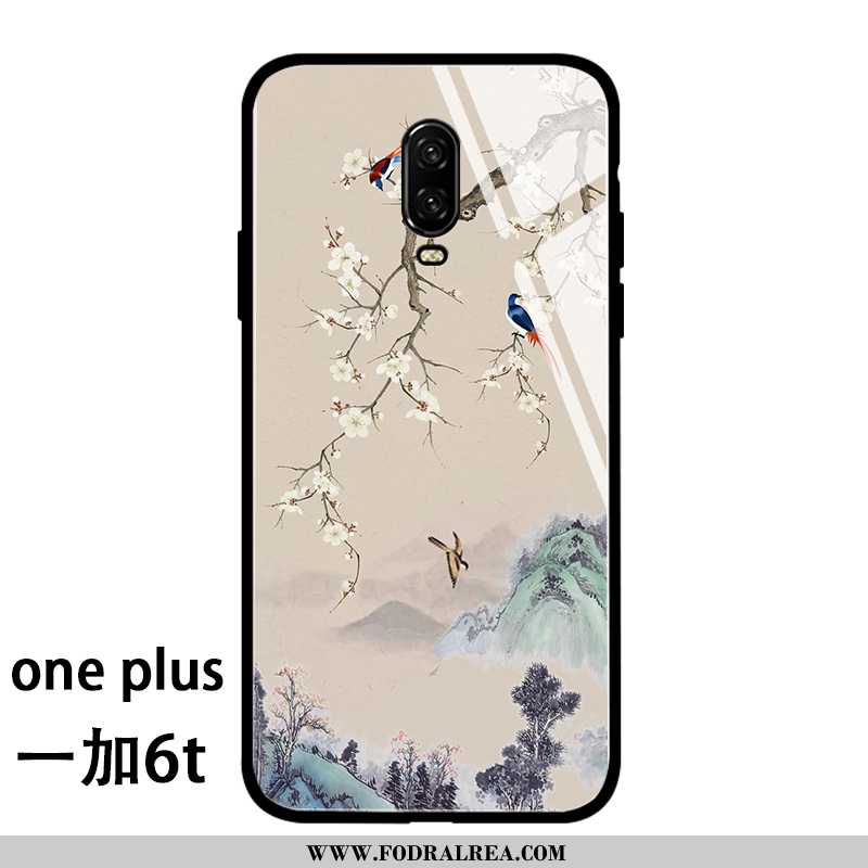 Fodral Oneplus 6t Kreativa Skydd Fodral, Skal Oneplus 6t Trend Beige