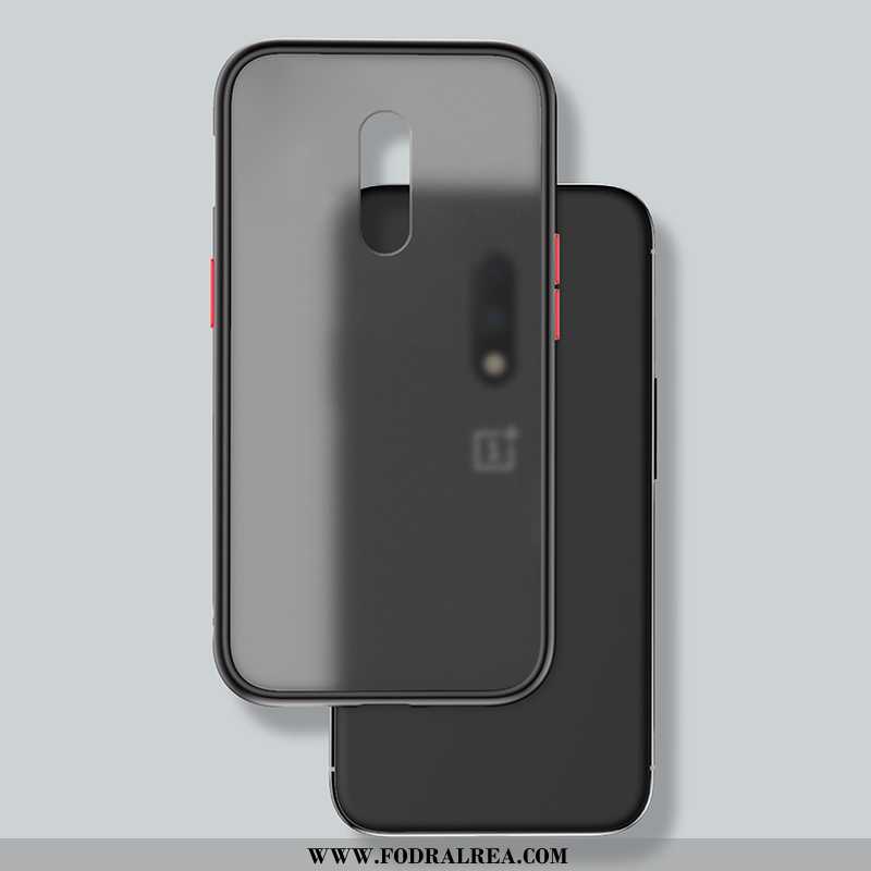 Fodral Oneplus 7 Nubuck Fallskydd Svart, Skal Oneplus 7 Personlighet Skydd Svarta