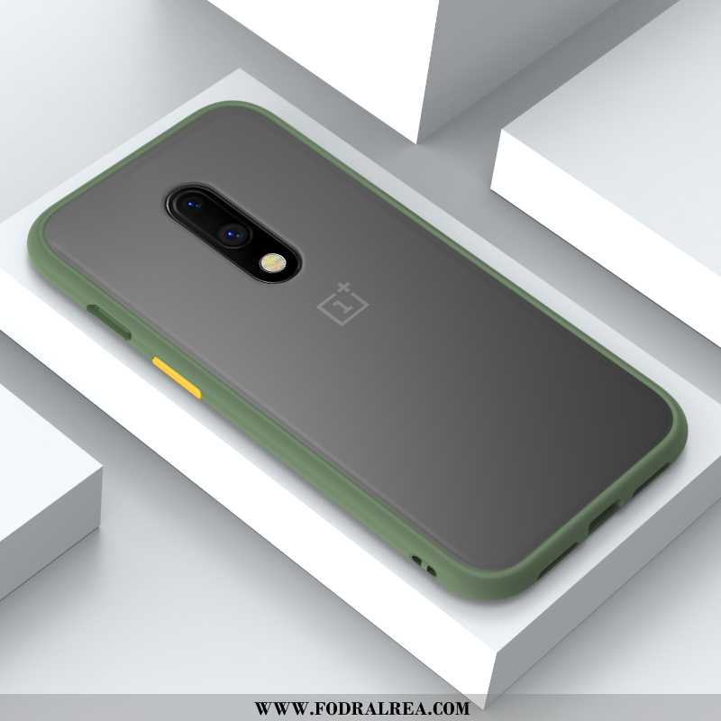 Fodral Oneplus 7 Nubuck Fallskydd Svart, Skal Oneplus 7 Personlighet Skydd Svarta