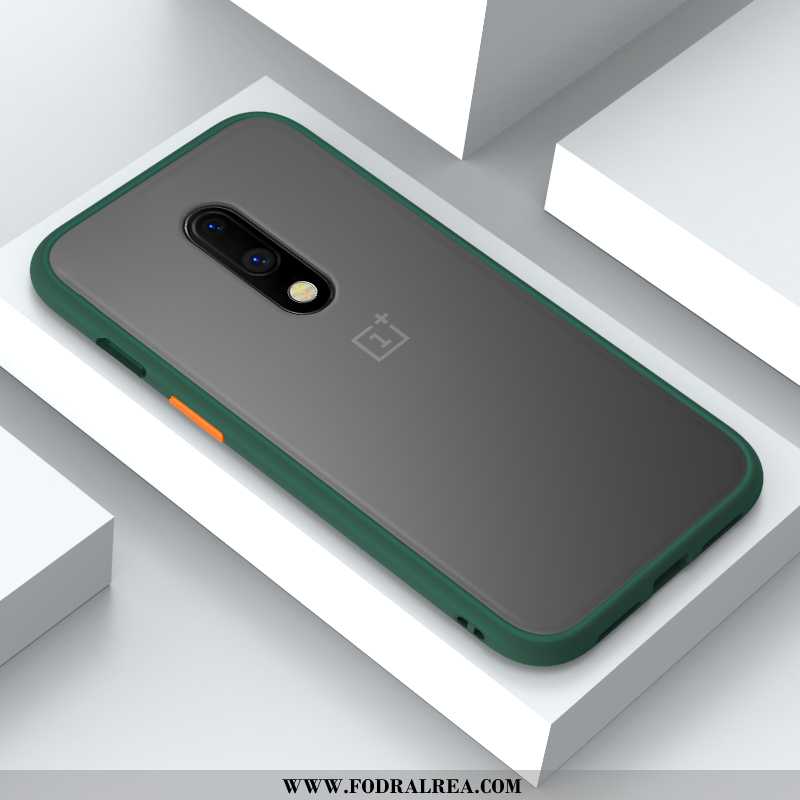 Fodral Oneplus 7 Nubuck Fallskydd Svart, Skal Oneplus 7 Personlighet Skydd Svarta