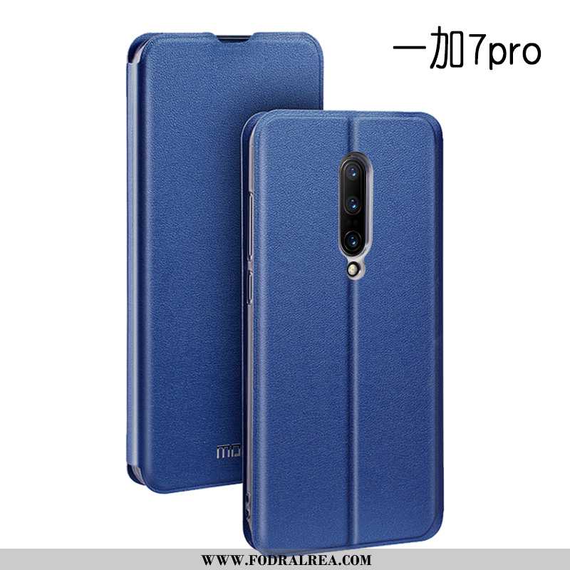 Fodral Oneplus 7 Pro Mjuk Mobil Telefon, Skal Oneplus 7 Pro Silikon Clamshell Röd