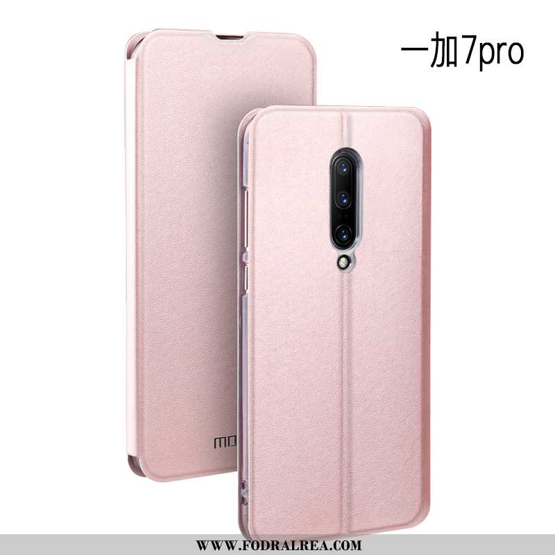 Fodral Oneplus 7 Pro Mjuk Mobil Telefon, Skal Oneplus 7 Pro Silikon Clamshell Röd