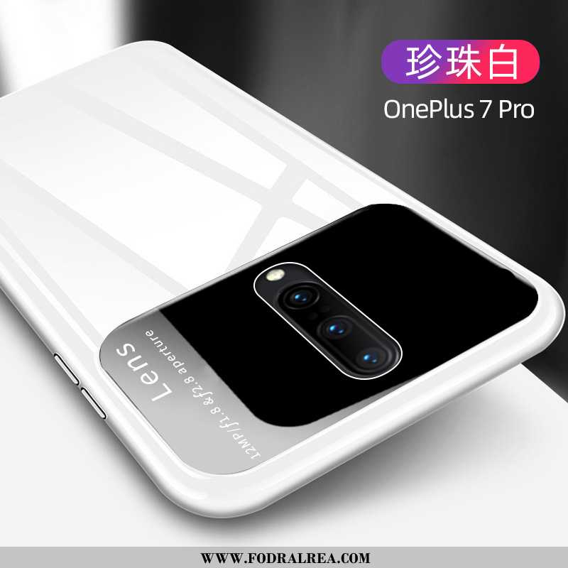 Fodral Oneplus 7 Pro Personlighet Vit Fodral, Skal Oneplus 7 Pro Kreativa Fallskydd Vita