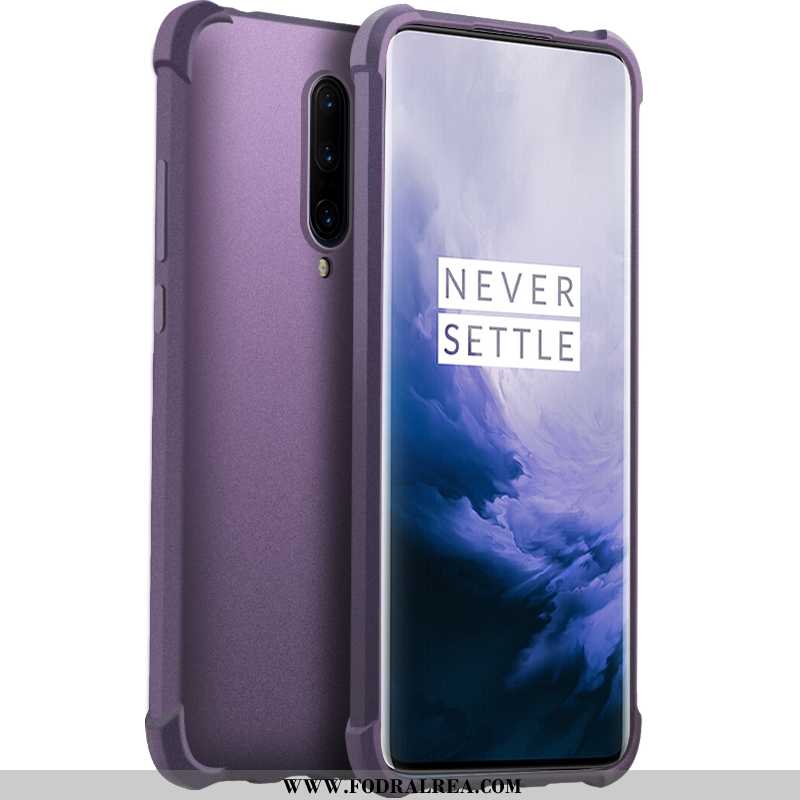 Fodral Oneplus 7 Pro Silikon Fallskydd Magnetic, Skal Oneplus 7 Pro Transparent All Inclusive Lila