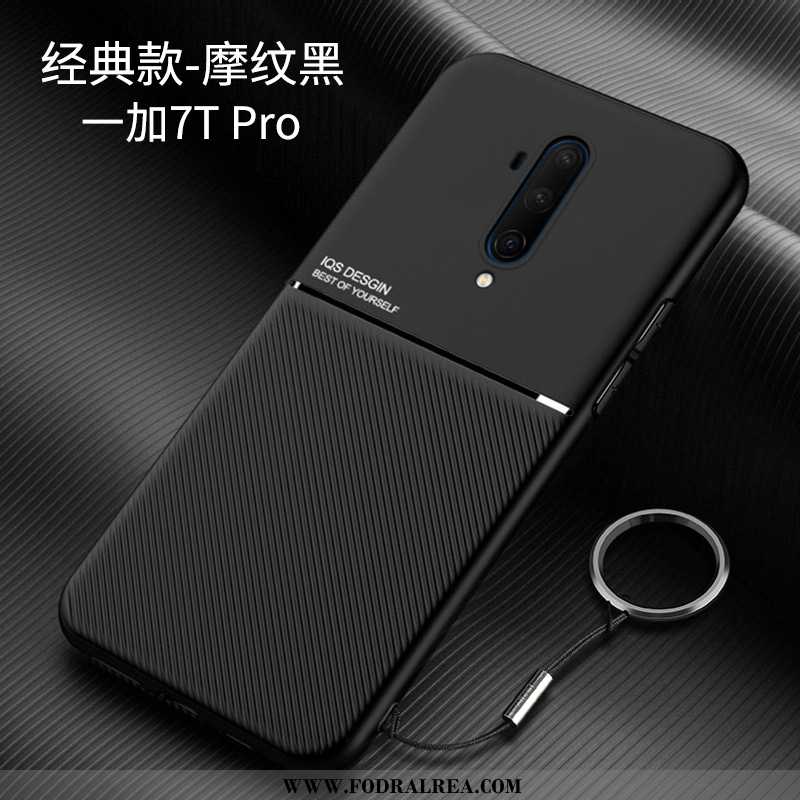 Fodral Oneplus 7t Pro Kreativa Silikon Nubuck, Skal Oneplus 7t Pro Super Mjuk Mörkblå