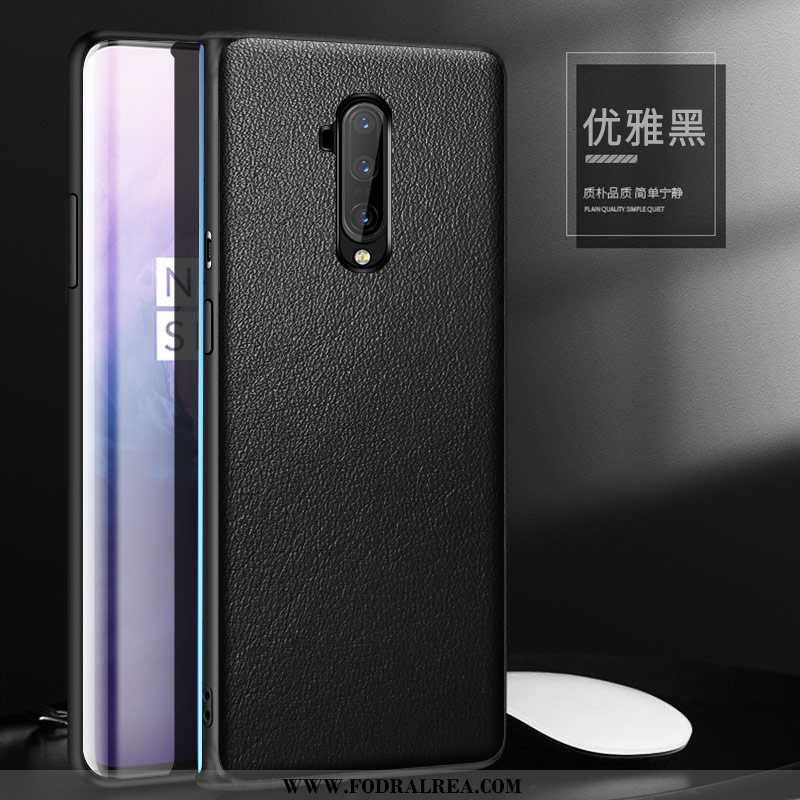 Fodral Oneplus 7t Pro Läder Skyddfodral Business, Skal Oneplus 7t Pro Trend Personlighet Grön