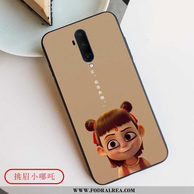 Fodral Oneplus 7t Pro Vacker Mjuk Silikon, Skal Oneplus 7t Pro Super Fallskydd Khaki