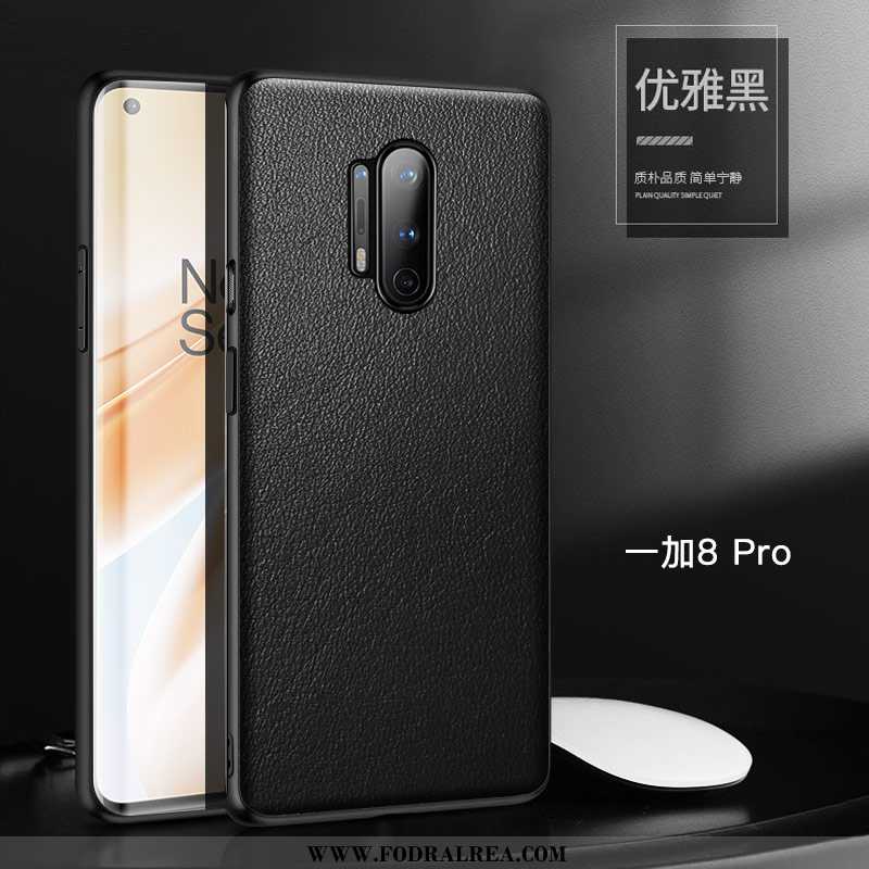 Fodral Oneplus 8 Pro Läderfodral Skydd All Inclusive, Skal Oneplus 8 Pro Personlighet Trend Svarta