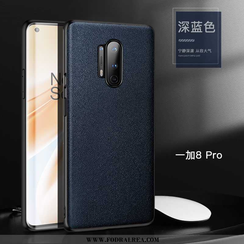 Fodral Oneplus 8 Pro Läderfodral Skydd All Inclusive, Skal Oneplus 8 Pro Personlighet Trend Svarta