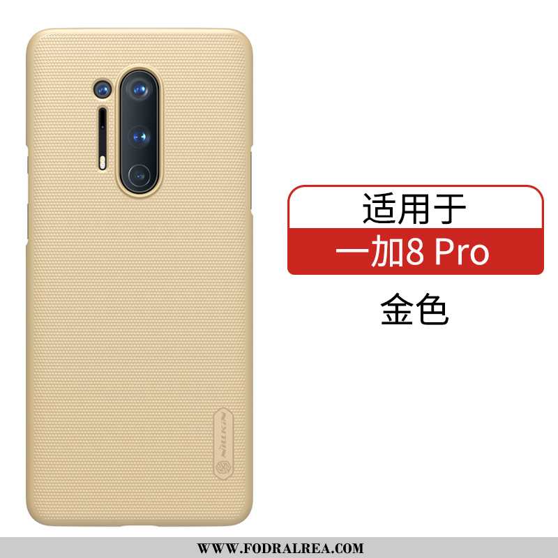 Fodral Oneplus 8 Pro Nubuck All Inclusive Fallskydd, Skal Oneplus 8 Pro Skydd Mörkblå