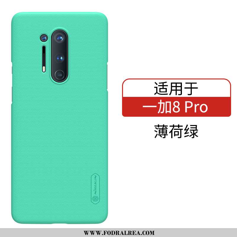 Fodral Oneplus 8 Pro Nubuck All Inclusive Fallskydd, Skal Oneplus 8 Pro Skydd Mörkblå