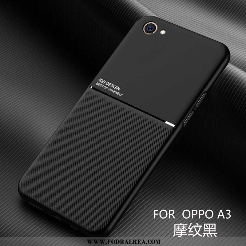 Fodral Oppo A3 Mönster Skal Nubuck, Oppo A3 Trend Net Red Grön