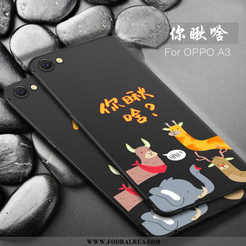 Fodral Oppo A3 Silikon All Inclusive, Skal Oppo A3 Skydd Fallskydd Svarta