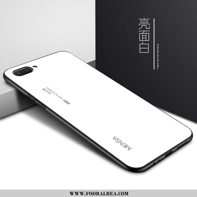 Fodral Oppo A5 Skydd Spegel Personlighet, Skal Oppo A5 Glas Europa Röd