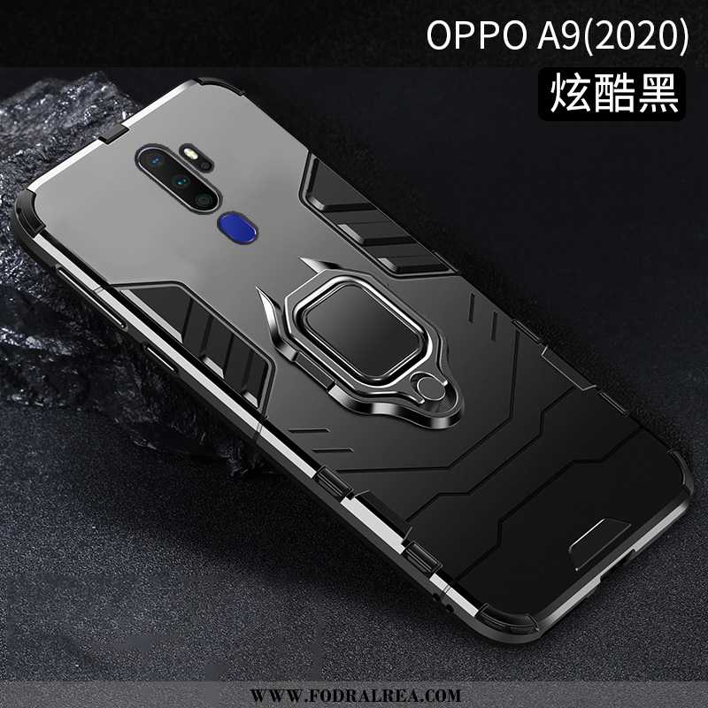 Fodral Oppo A9 2020 Skydd Magnetic Mobil Telefon, Skal Oppo A9 2020 Hård Svarta