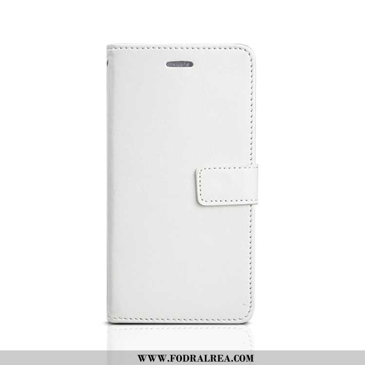 Fodral Oppo A91 Läderfodral Mobil Telefon Silikon, Skal Oppo A91 Mjuk Fallskydd Vita