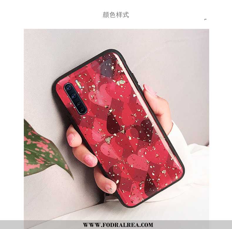 Fodral Oppo A91 Mjuk All Inclusive Mode, Skal Oppo A91 Skydd Personlighet Röd