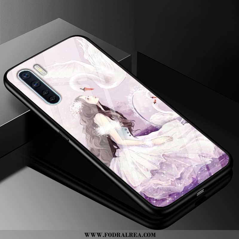 Fodral Oppo A91 Silikon Fallskydd Fodral, Skal Oppo A91 Skydd Personlighet Rosa