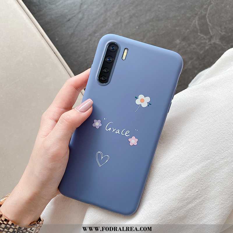 Fodral Oppo A91 Super Nubuck Skal, Skal Oppo A91 Tunn Silikon Grön