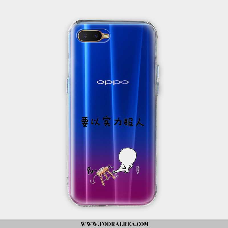 Fodral Oppo Ax7 Personlighet Skal All Inclusive, Oppo Ax7 Kreativa Transparent Blå