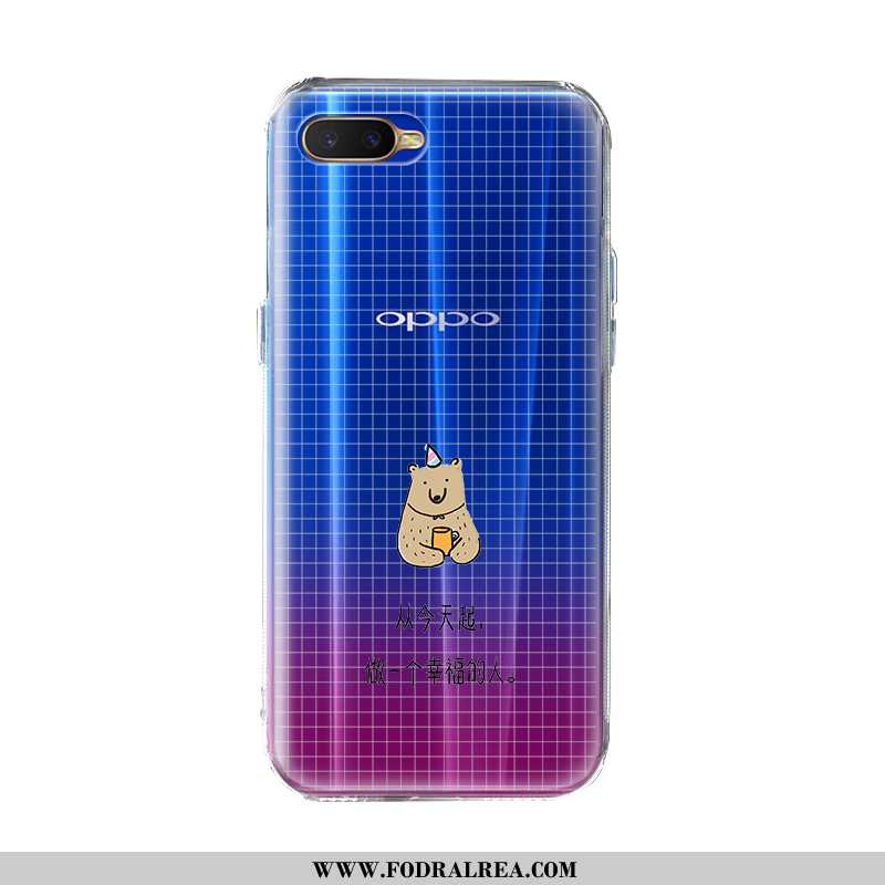 Fodral Oppo Ax7 Personlighet Skal All Inclusive, Oppo Ax7 Kreativa Transparent Blå