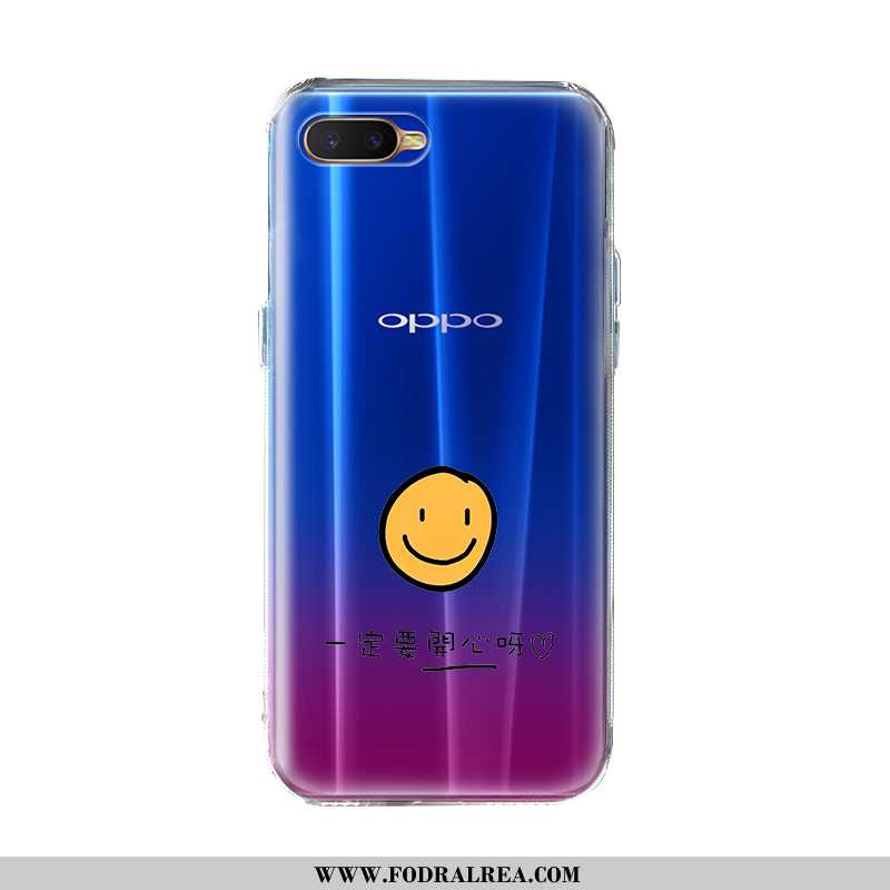 Fodral Oppo Ax7 Personlighet Skal All Inclusive, Oppo Ax7 Kreativa Transparent Blå