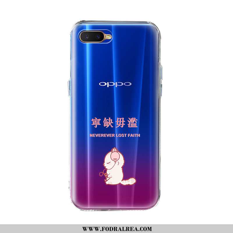 Fodral Oppo Ax7 Personlighet Skal All Inclusive, Oppo Ax7 Kreativa Transparent Blå