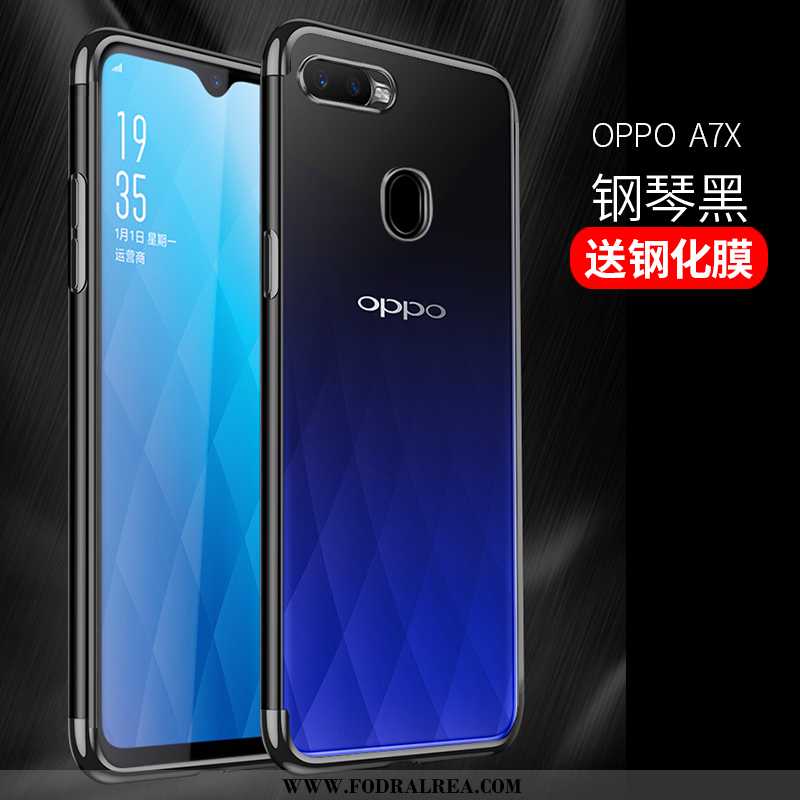 Fodral Oppo Ax7 Skydd Mobil Telefon Blå, Skal Oppo Ax7 Transparent Blå