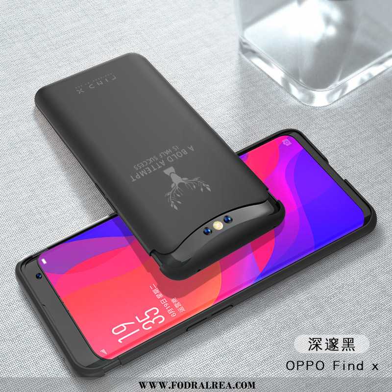 Fodral Oppo Find X Silikon Fallskydd Känna, Skal Oppo Find X Skydd Mjuk Grön